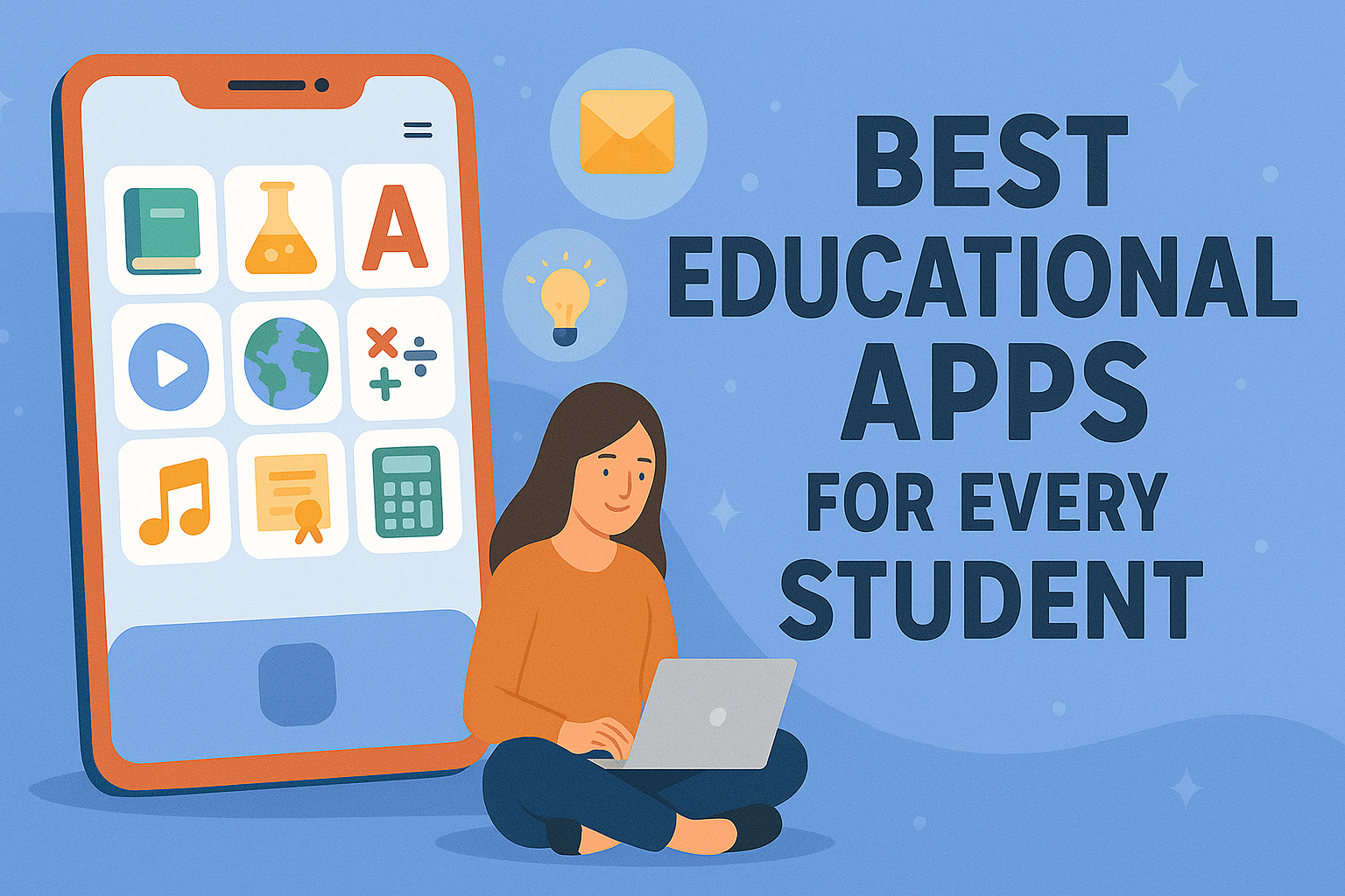 The image defines about the best educational apps for every student