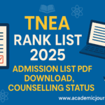 TNEA Rank List 2025