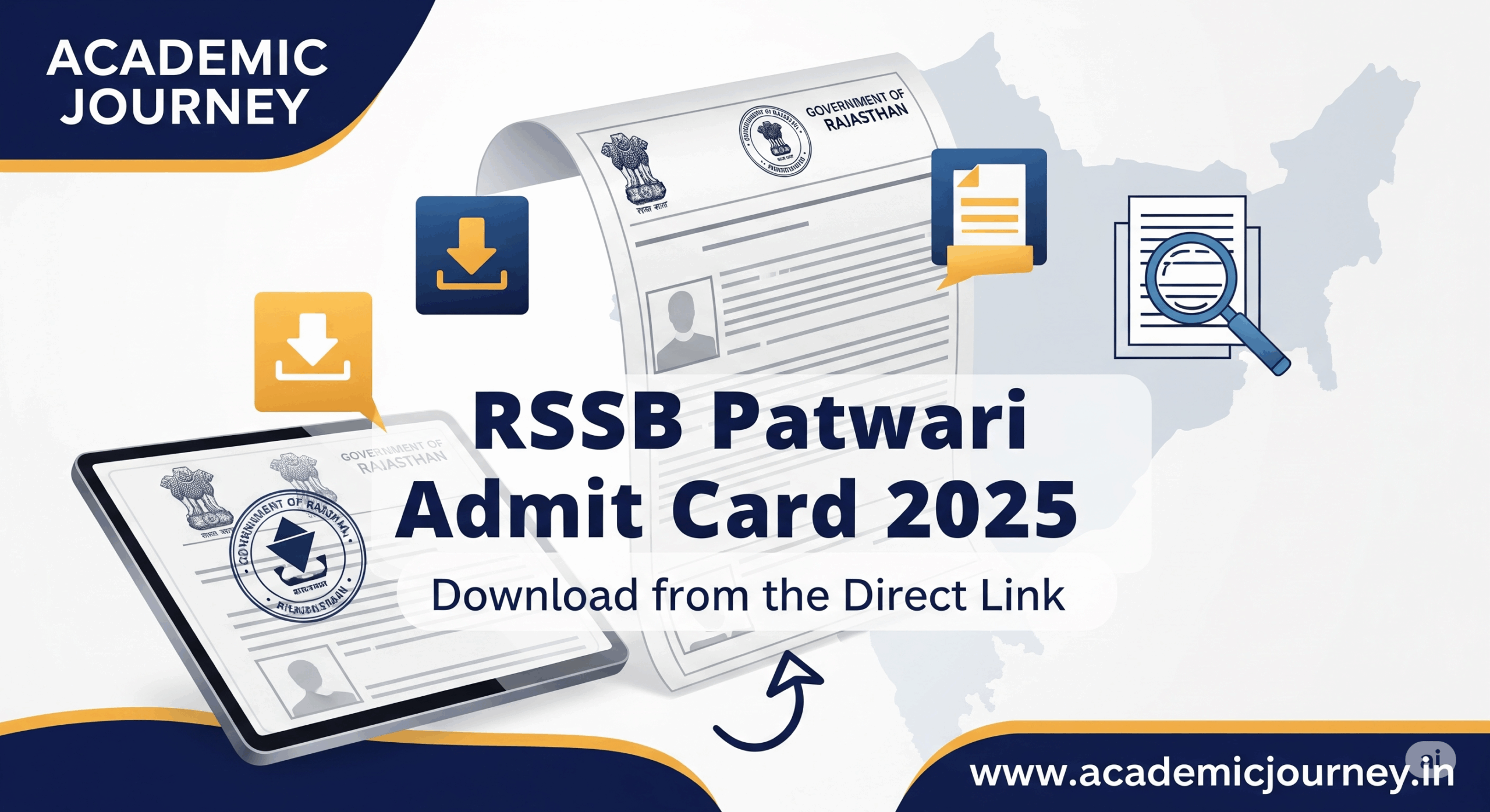 RSSB Patwari Admit Card