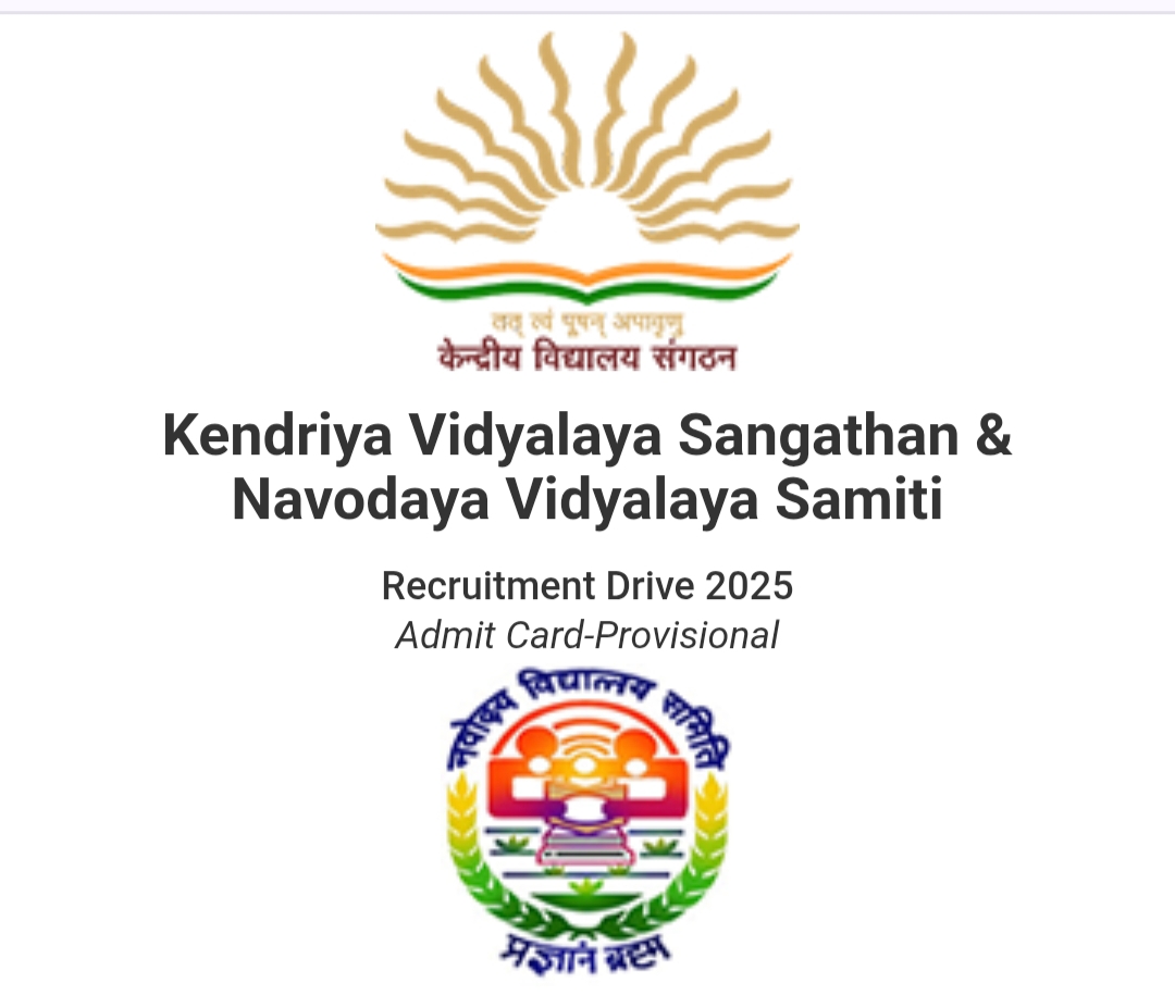 KVS NVS Admit Card