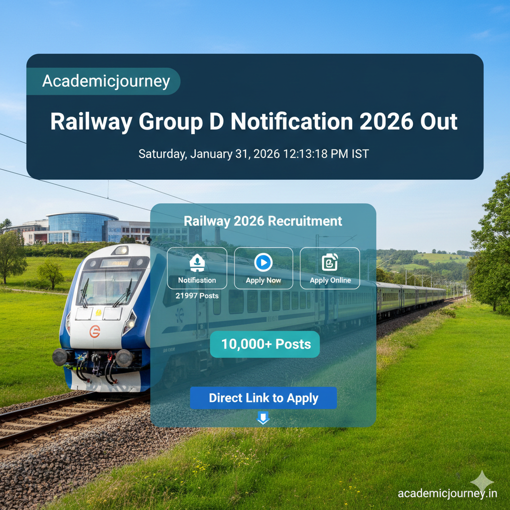 Railway Group D Notification 2026 Out