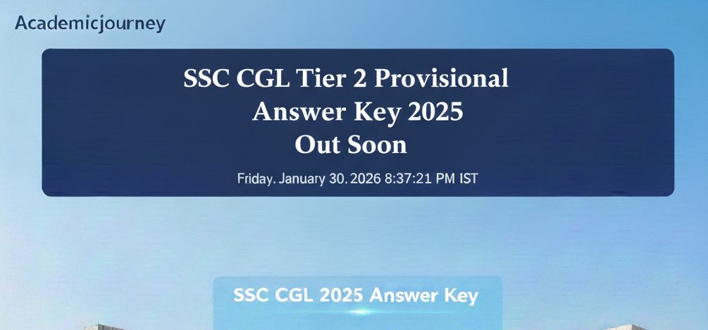 SSC CGL Tier 2 Answer Key 2025 Out