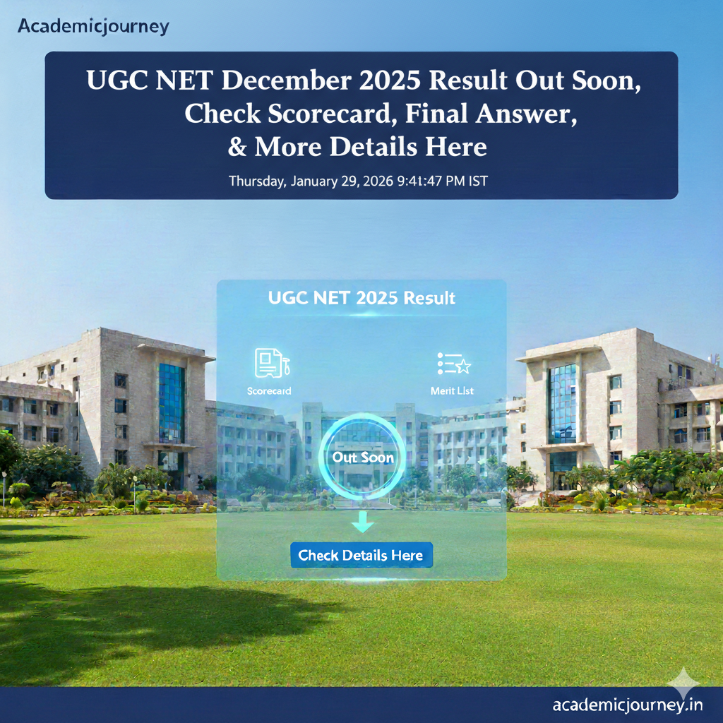 UGC NET December Result 2025 Out Soon