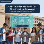 CTET Admit Card 2026 Out