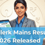 SBI Clerk Mains Result 2026 Out