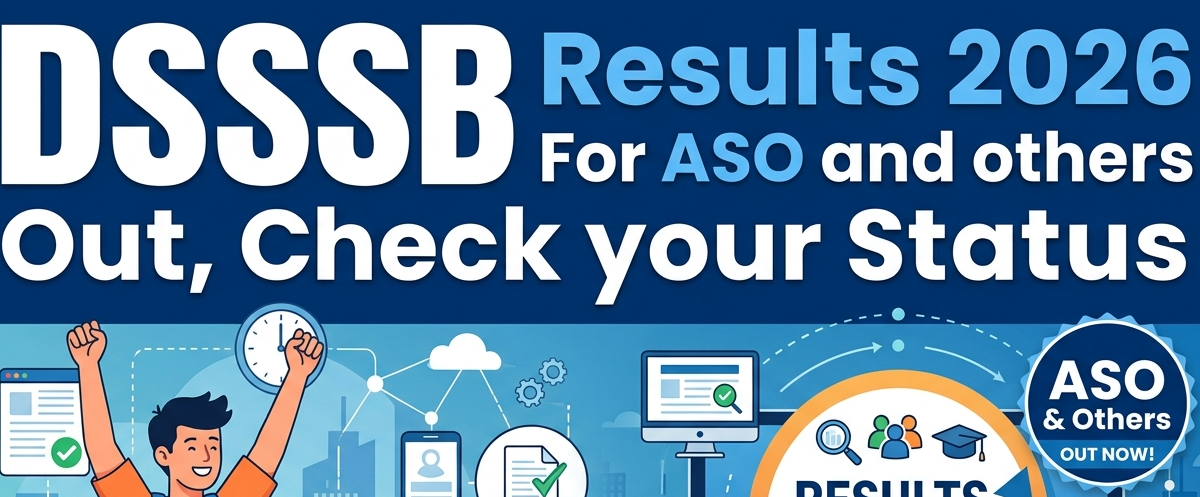 DSSSB Results 2026 for ASO and Others