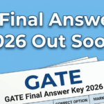 GATE Final Answer Key 2026 Out Soon