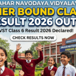 Jawahar Navodya Vidyalaya Class 6 Result 2026 Out