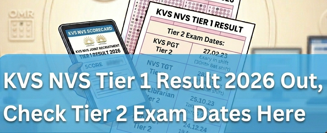 KVS NVS Tier 1 result Out