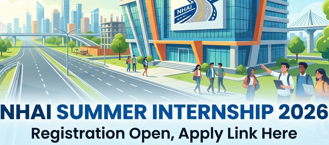 NHAI Summer Internship 2026: Open