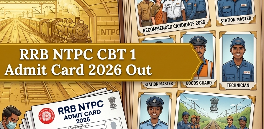 RRB NTPC CBT 1 Admit Card 2026 Out