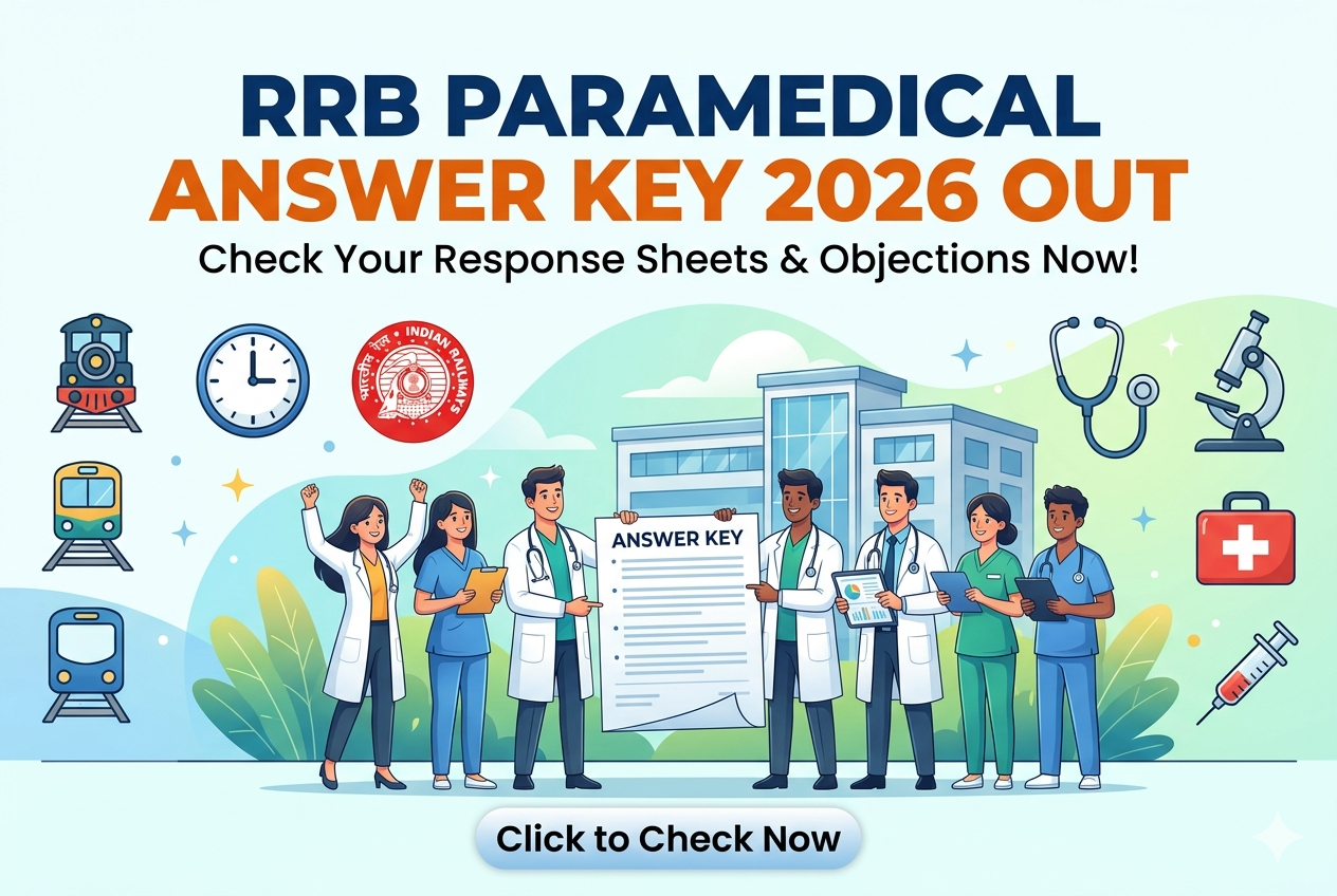 RRB Paramedical Answer Key 2026 Out