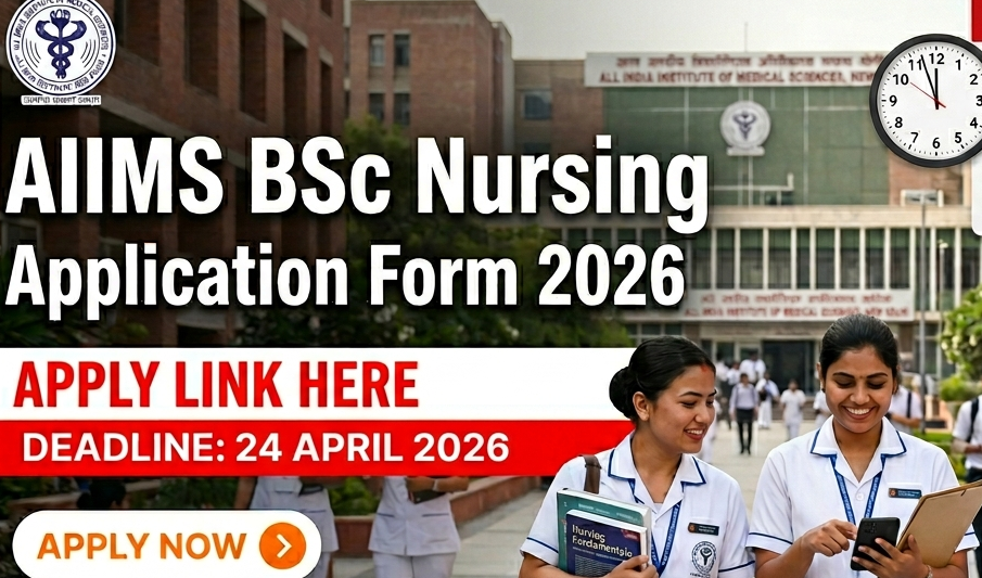 AIIMS BSc Nursing Application Form 2026
