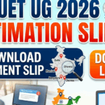 CUET UG CIty Slip 2026 Out