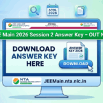 Jee Main 2026 Session 2 Answer Key