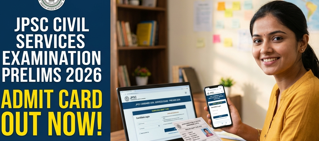 JPSC CSE Prelims Hall Ticket 2026 Out