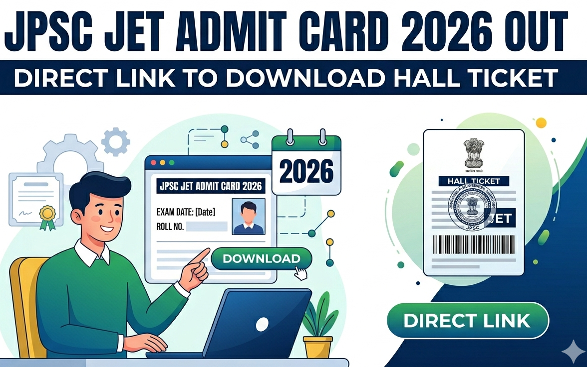 JPSC JET Admit card 2026 Out