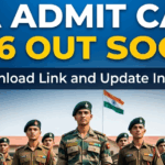 NDA Admit card 2026 Out Soon