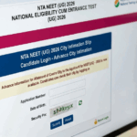 NEET UG 2026 City Slip Out