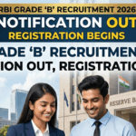 RBI Grade 'B' Recruitment 2026 Out
