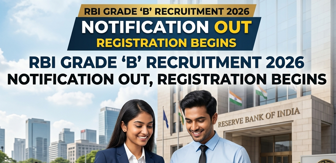 RBI Grade 'B' Recruitment 2026 Out