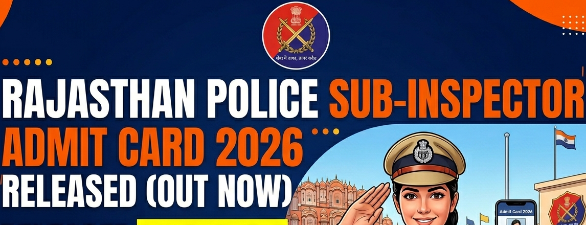 RPSC Rajasthan Police Admit Card 2026 Out