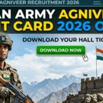 Indian Army Admit card 2026 out