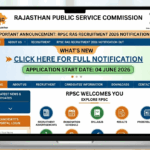 RPSC RAS Recruitment 2026 Notification Out