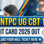 RRB NTPC UG CBT 1 Admit Card 2026