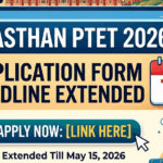 Rajasthan PTET 2026: Application Form