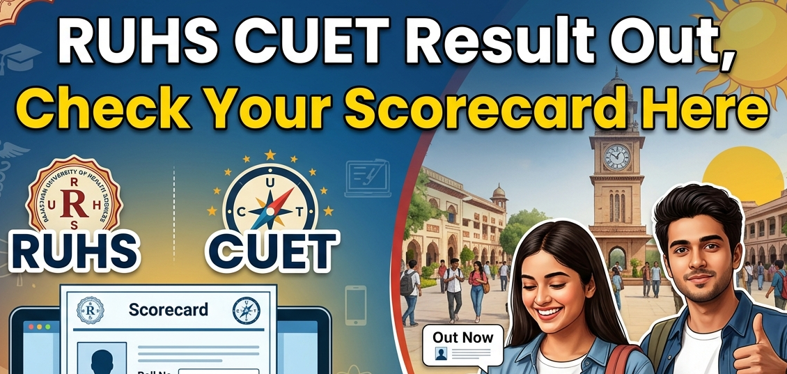 RUHS CUET Result 2026 Out