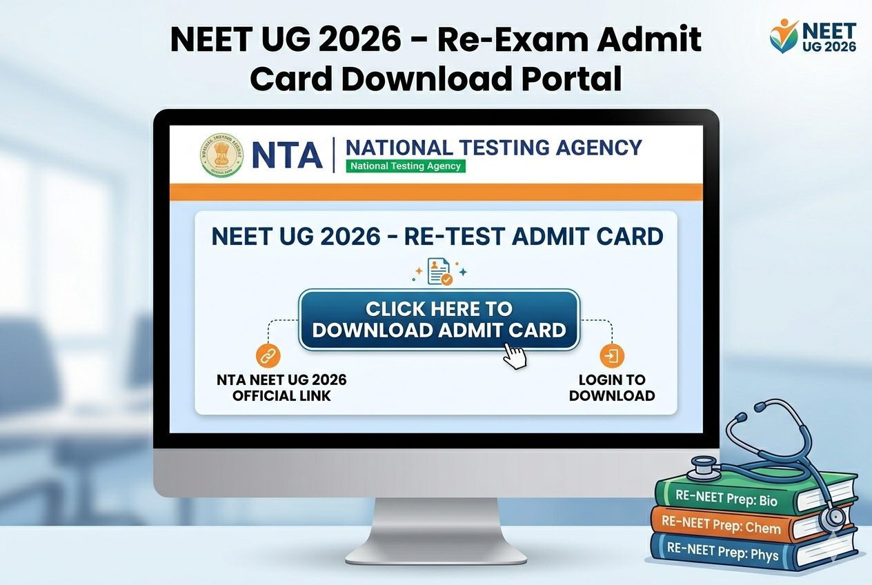 NEET Admit Card 2026 Out Soon