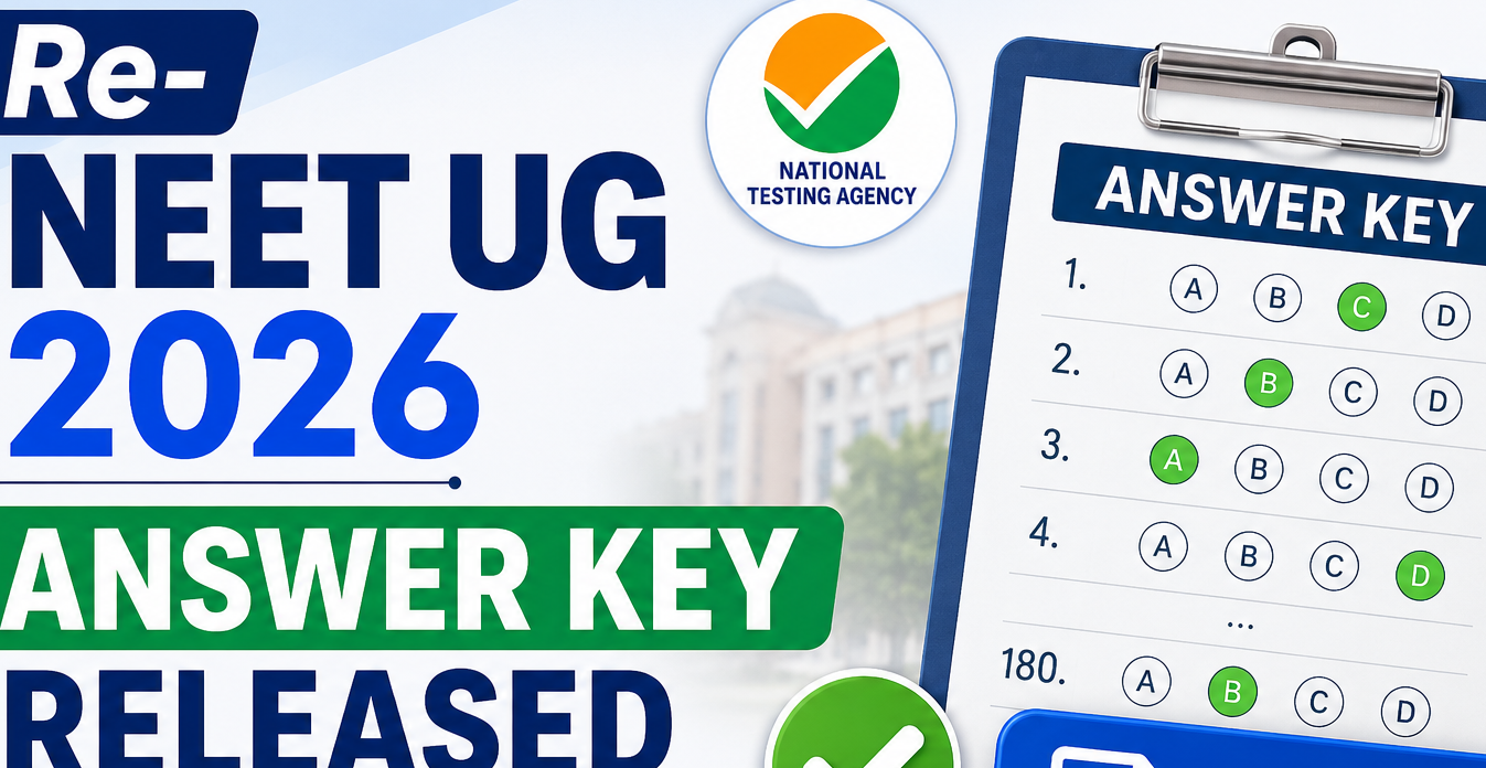 Re- NEET Answer Key 2026 Out