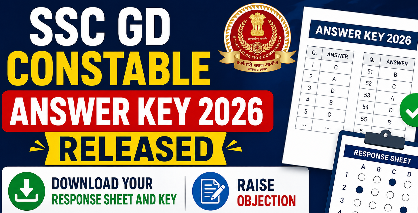 SSC GD Constable Answer Key 2026 Out