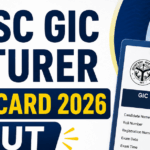 UPPSC GIC Lecturer Admit card 2026 Out