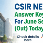 CSIR NET Answer Key 2026