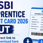 SBI Apprentice Admit Card 2026 Out