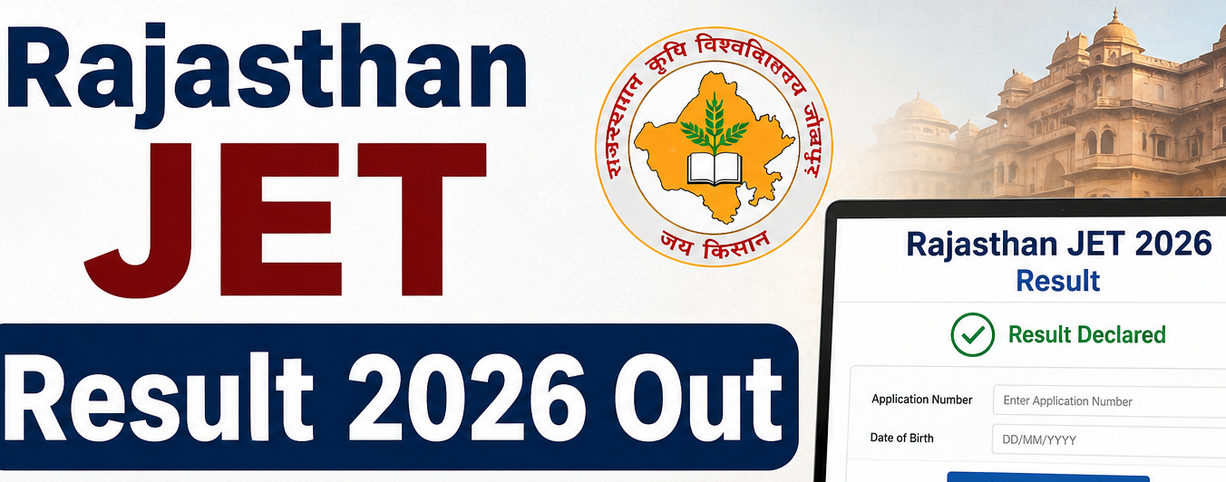 Rajasthan JET Result 2026 Out