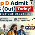 RRB Group D Admit Card 2026