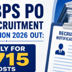 IBPS PO Recruitment Notification 2026 Out