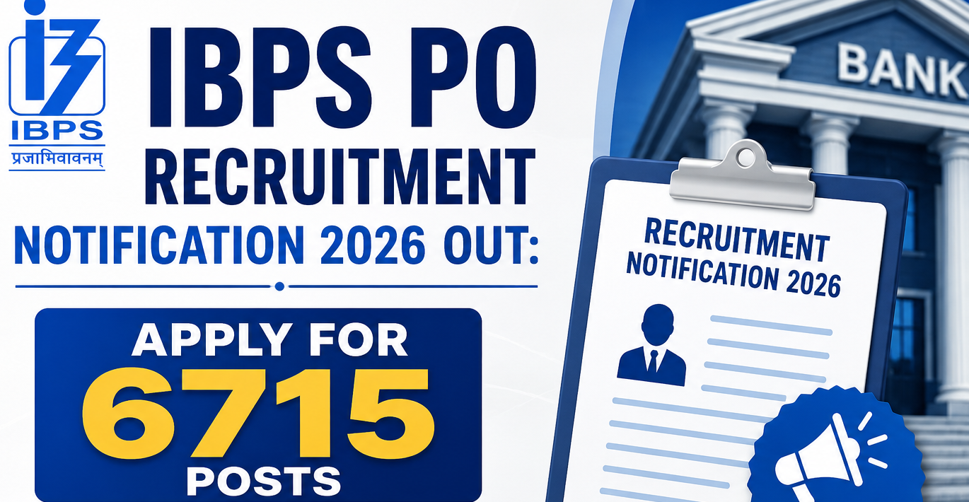 IBPS PO Recruitment Notification 2026 Out