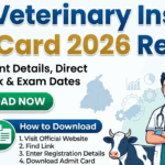 PSSSB Veterinary Inspector Admit Card 2026 Out