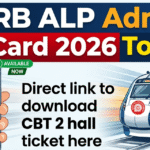 RRB ALP CBT 2 Admit Card 2026