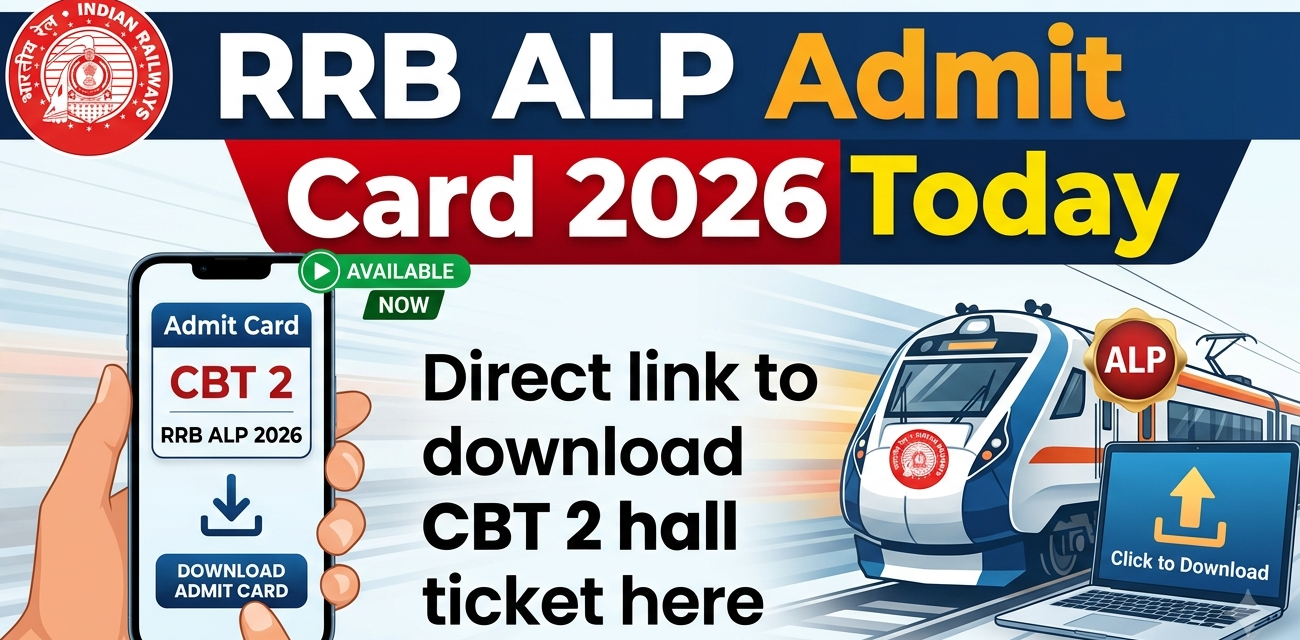 RRB ALP CBT 2 Admit Card 2026