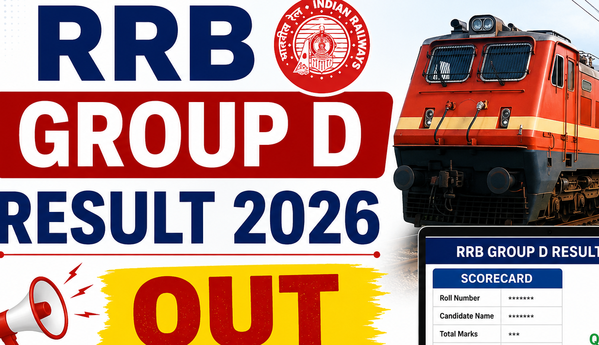 RRB Group D Result 2026 Out