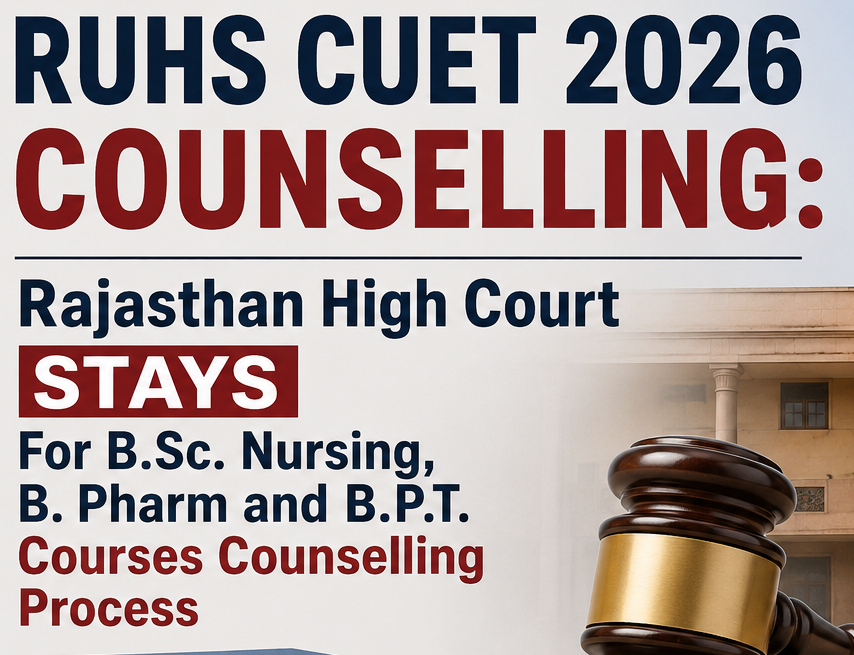 RUHS CUET 2026 Counselling Stays