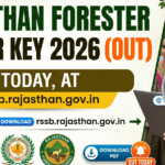 Rajasthan Forester Answer Key 2026