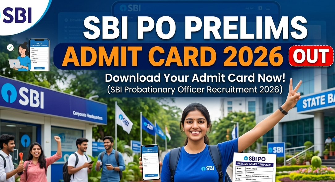 SBI PO Prelims Admit Card 2026 Out