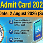 UPSC CMS Admit Card 2026 Out