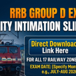 RRB Group D City Slip 2026 Out